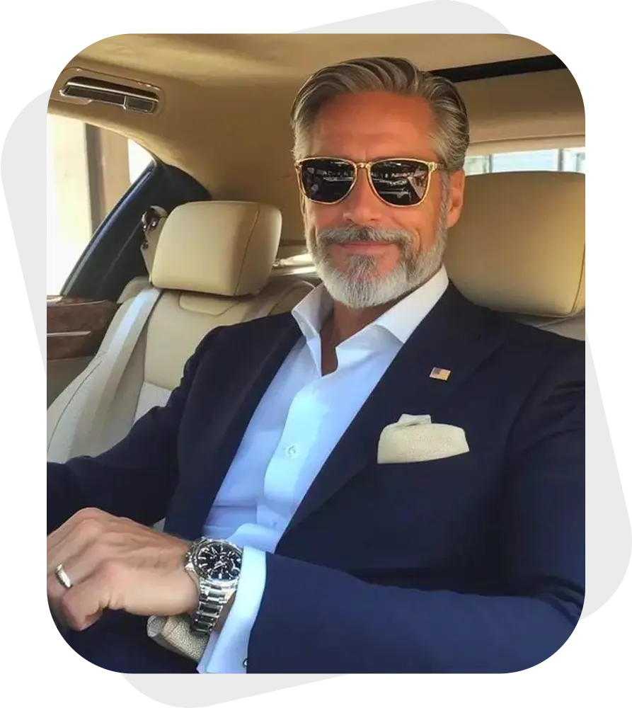 Wealthy sugar daddy on luxury yacht - find successful men on BeneficialMatch